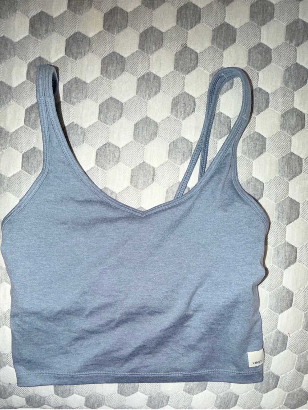 Vuori Women’s Light Blue Seamless Bralette Top